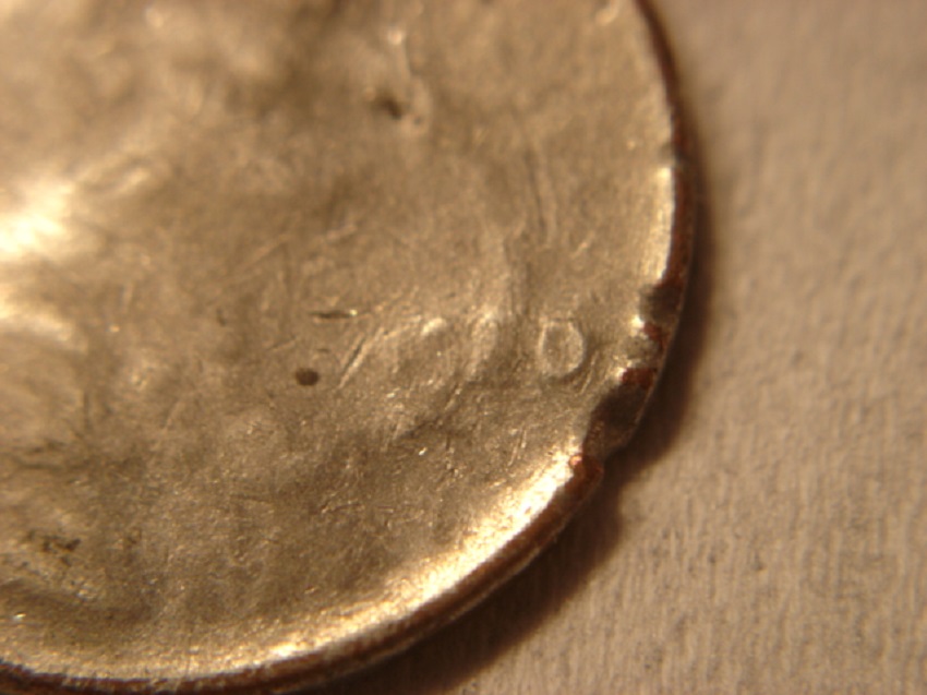 Copper-Lincoln-Memorial-Cent--Capped-Die-Error---Missing-Copper-Obv?